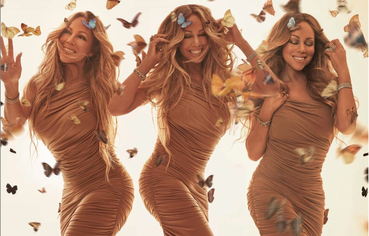 Butterflies used in Mariah Carey set design